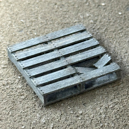1/35 Scale REAL Wooden Pallets - 4-Pack Kit