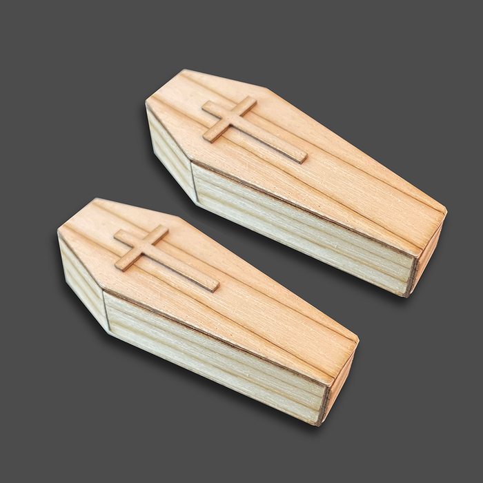 1/35 Wooden Coffins  2 Pack