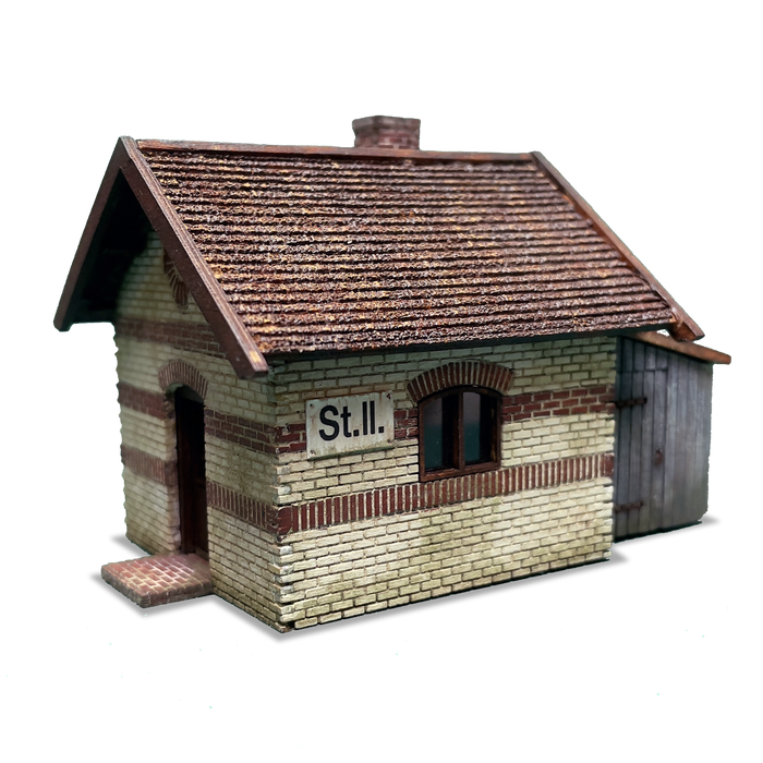 1/87 HO Scale European Brick Railway Building Kit
