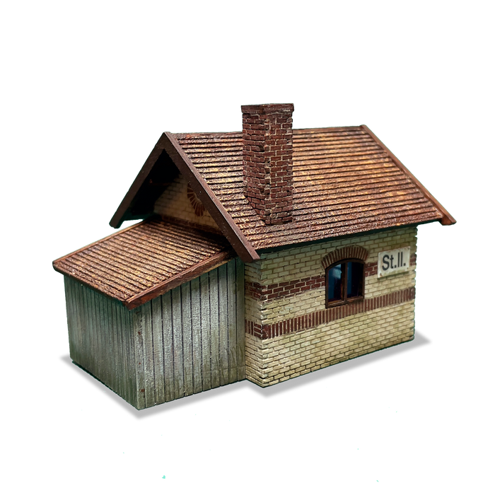 1/87 HO Scale European Brick Railway Building Kit