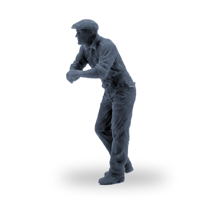 1/87 Worker / Civilian in Leaning Position