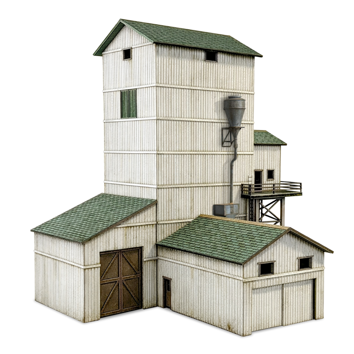 HO 1:87 Grain Tower Operation Craftsman Kit