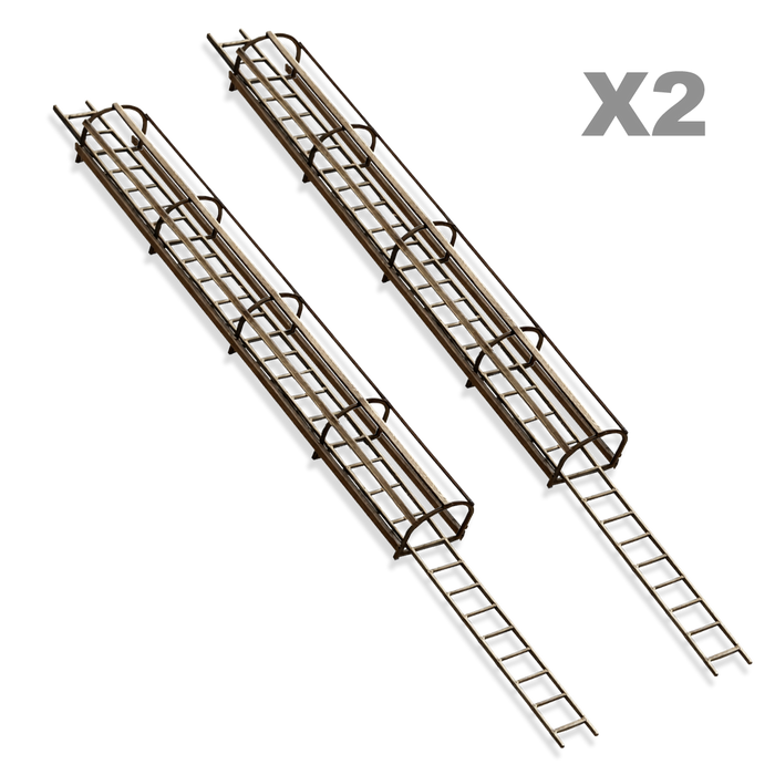 Safety Ladder with Cage – Laser-Cut Kit (2-Pack) Detail Accessory