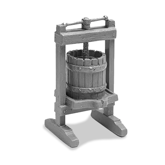 1/48 Scale Wine and Fruit Press