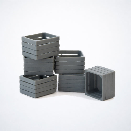 1/35 Scale Wooden Crates (Set of 6) – High-Quality Resin 3D Printed