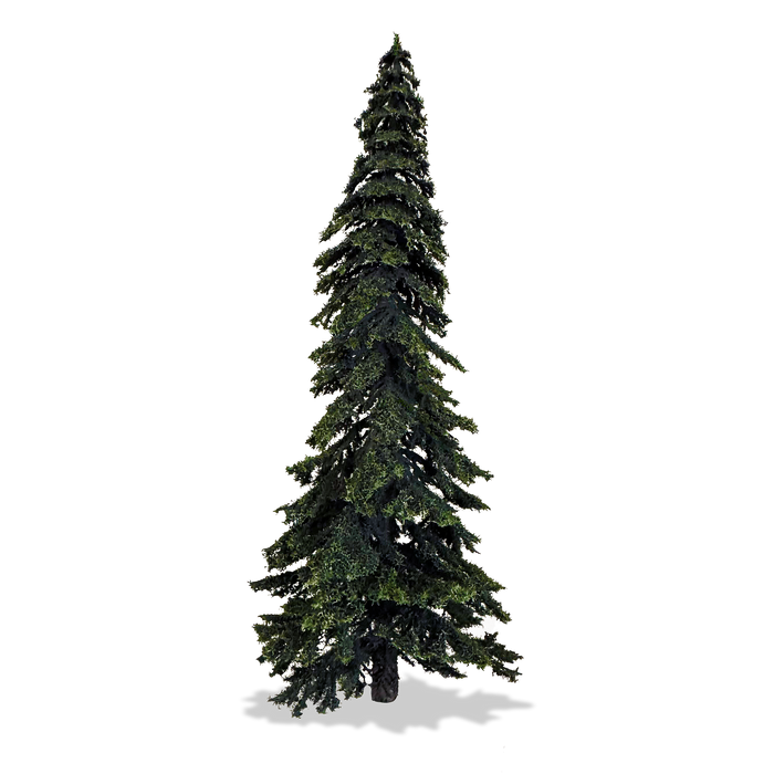 Multi-scale 8" Tall Detailed Pine Tree