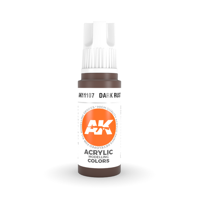AK Interactive 3GEN Dark Rust Acrylic Paint – 18ml (AK11107)