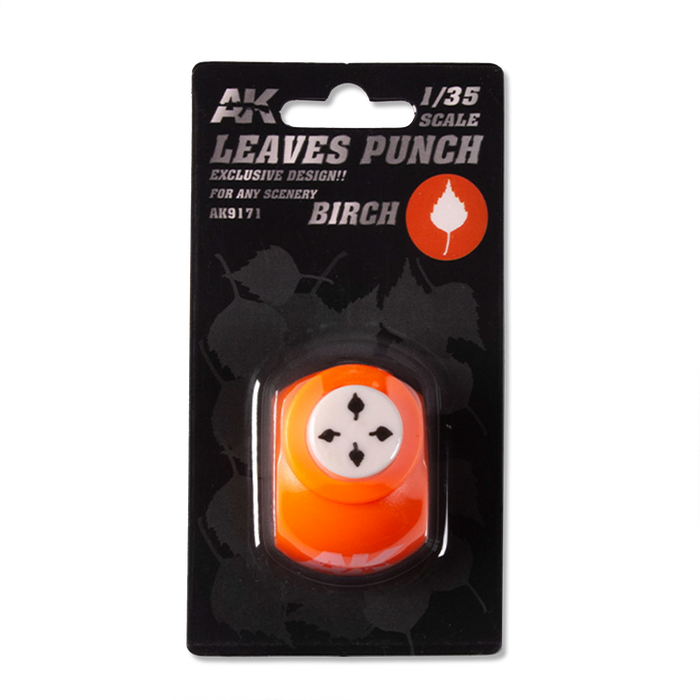 AK Interactive AK9171 Birch Leaf Punch — 1/35, 1/32 and 54mm