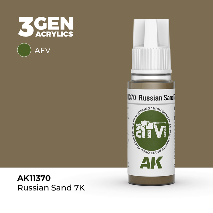 AK Interactive 3GEN Russian Sand 7K Acrylic Paint – 18ml (AK11370)