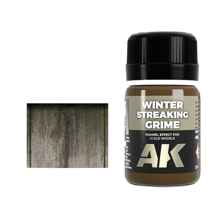 AK Interactive Winter Streaking Grime – Enamel Weathering Effect, 35ml
