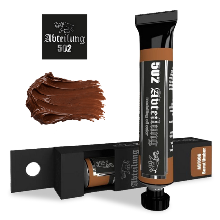 Abteilung 502 Burnt Umber Oil Paint – 20ml (ABT006)