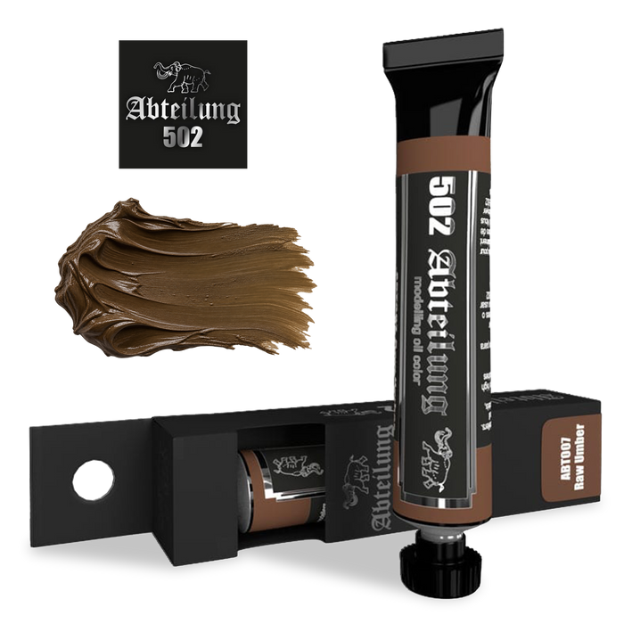 Abteilung 502 Raw Umber Oil Paint – 20ml (ABT007)