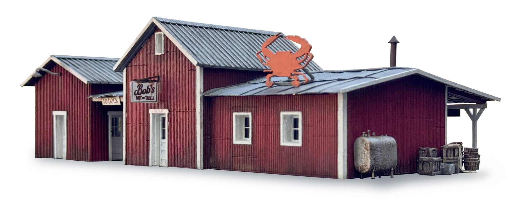 1/87 HO Scale Bob's Bait & Tackle—Seafood Shanty Kit