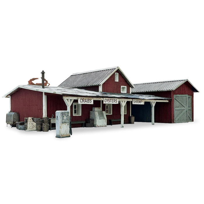 1/87 HO Scale Bob's Bait & Tackle—Seafood Shanty Kit