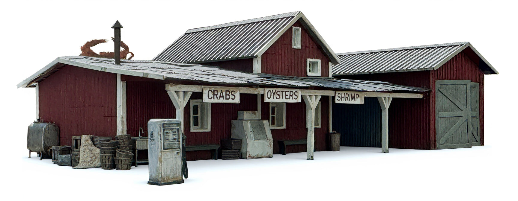 1/87 HO Scale Bob's Bait & Tackle—Seafood Shanty Kit