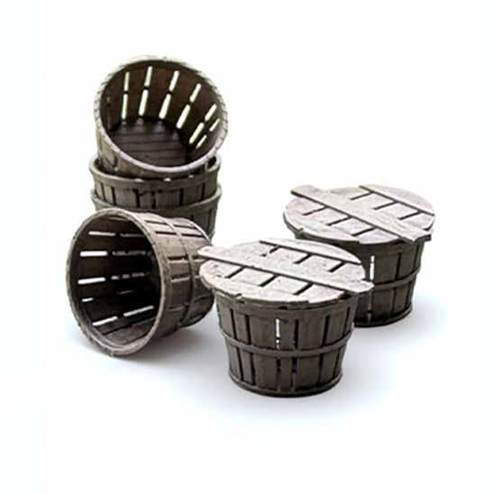 RWD 1/35 Bushel Baskets with Lids - Set of 6
