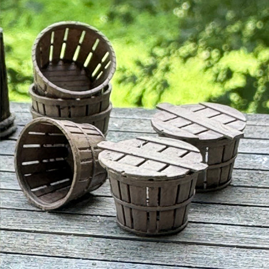 RWD 1/35 Bushel Baskets with Lids - Set of 6