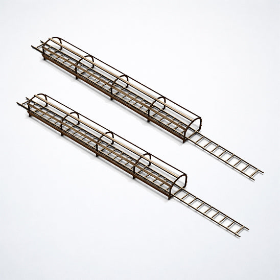 Safety Ladder with Cage – Laser-Cut Kit (2-Pack) Detail Accessory
