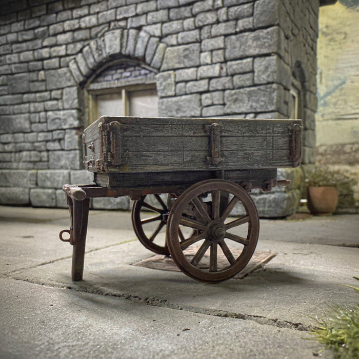 1/35 Two Wheeled Wooden cart - Diorama Accessory
