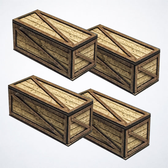 RWD Multi Scale - Wooden Supply Crates  - 4 pack