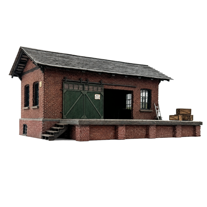 1/35 Scale German Railway Freight Depot - Finished Interior