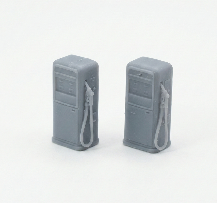 1/87 HO Scale Gas Pumps – 3D Resin Printed - 2 Pack