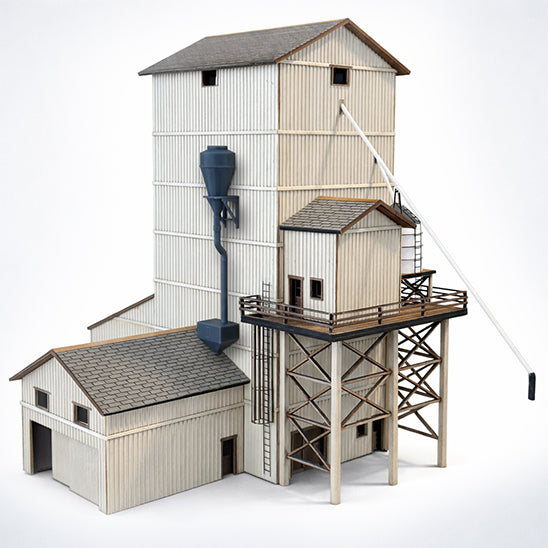 HO 1:87 Grain Tower Operation Craftsman Kit