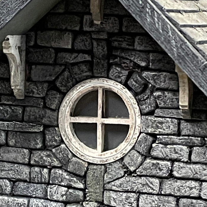 1/35 Circle Window Frames and Cross Grilles 2 Pack
