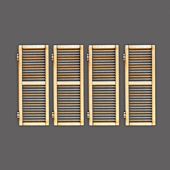 1/35 Louvered Shutter - 4 PackRed Wild Diorama