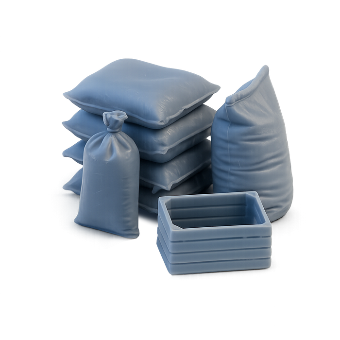 1/35 Scale Resin Supply Set (Sacks & crate)