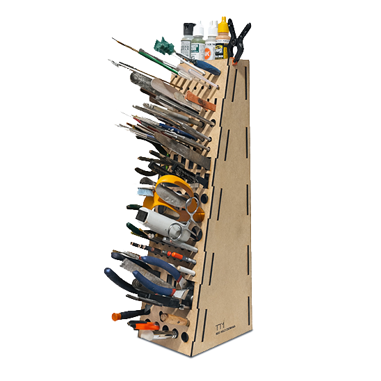 T1 Vertical Hobby Tool Storage Organizer – Holds 100+ Hand Tools