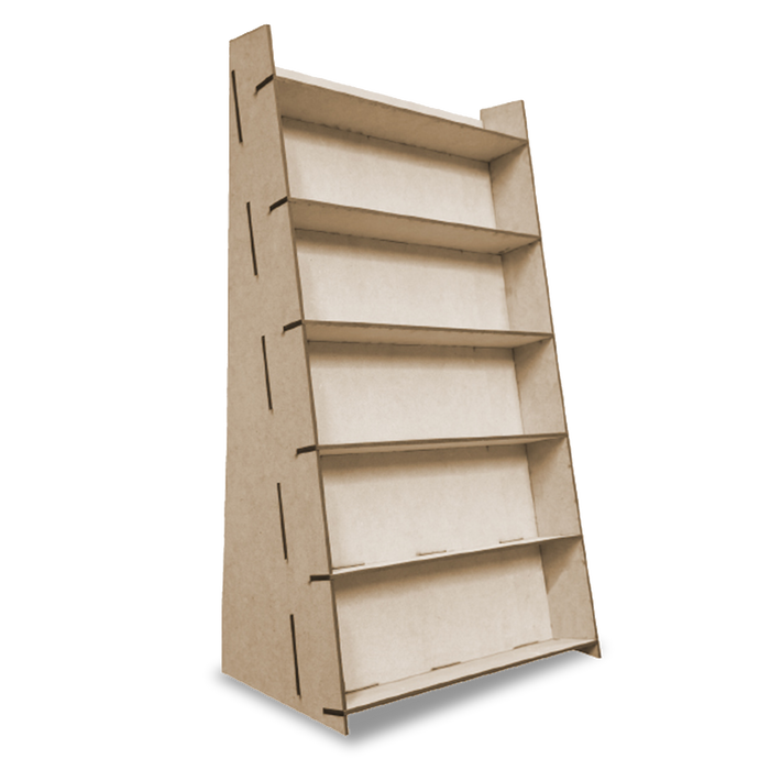 RWD  T-60 Vertical Laser-Cut Paint Rack - for AK®, Vallejo® and AMMO®– Holds 60 -17ml Paint Bottles