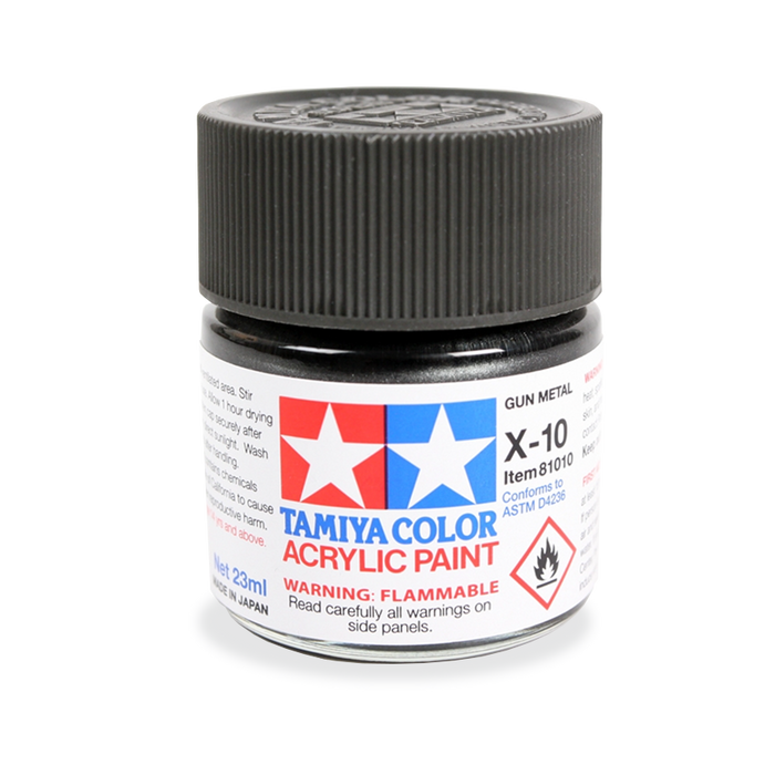 Tamiya TAM81010 — X-10 Gun Metal 23ml
