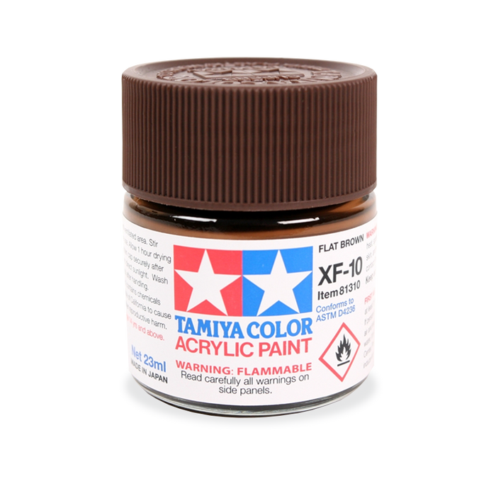Tamiya TAM81310 — XF-10 Flat Brown 23ml