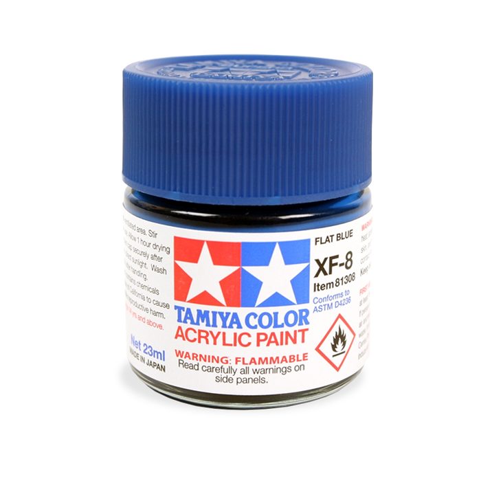 Tamiya TAM81308 — XF-8 Flat Blue 23ml
