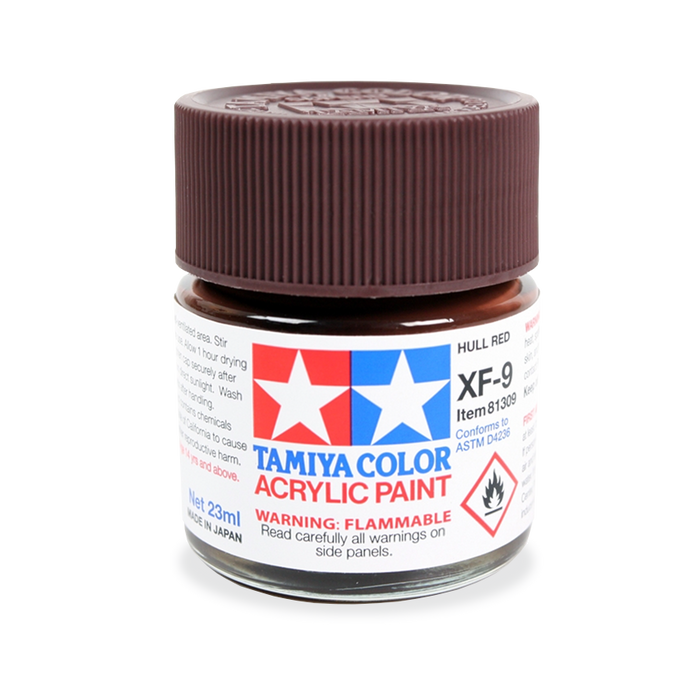 Tamiya TAM81309 — XF-9 Hull Red Flat 23ml