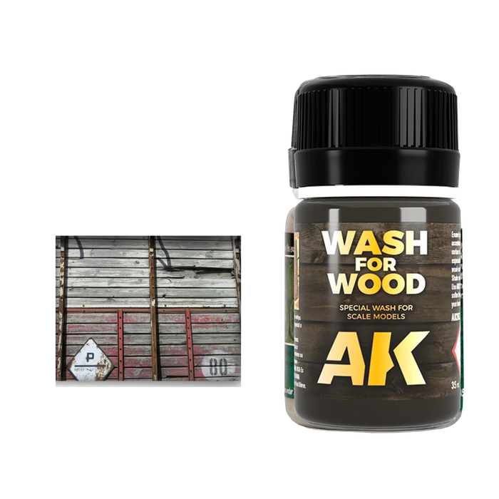 AK Interactive AK263 Wash for Wood — 35ml