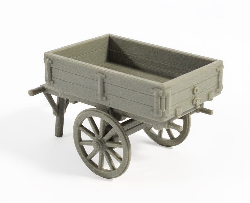 1/35 Two Wheeled Wooden cart - Diorama Accessory