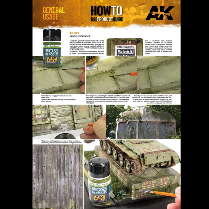 AK Interactive AK676 Moss Deposit – 35ml