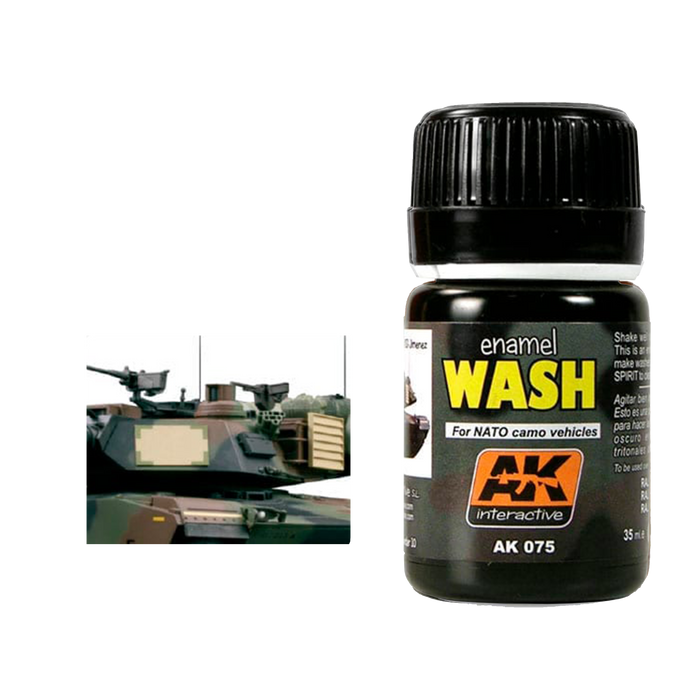 AK Interactive Wash for NATO Vehicles – Enamel Wash, 35ml