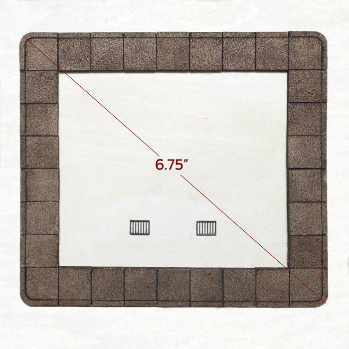 RWD HO 1:87 scale Textured Sidewalk with Storm Drains